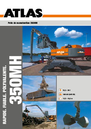 Escavatori gommati Atlas 350 MH