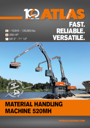 Escavatori gommati Atlas 520 MH