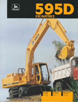 Escavatori gommati John Deere Construction 595D