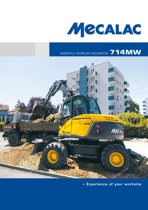 Escavatori gommati Mecalac 714 MW e