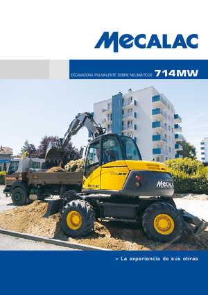 Escavatori gommati Mecalac 714 MW e