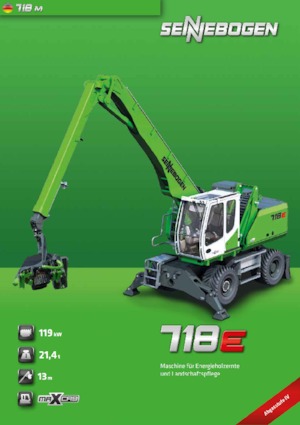 Movimentatori di materiali Sennebogen 718M E