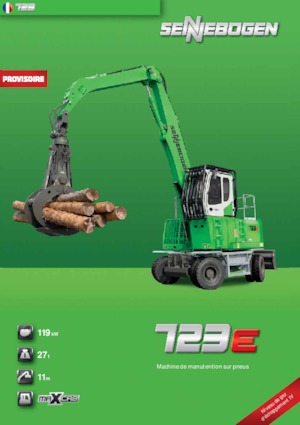 Escavatori gommati Sennebogen 723 E