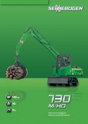 Escavatori gommati Sennebogen 730 M-HD