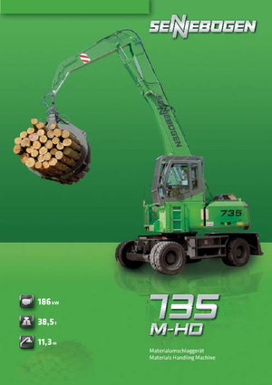 Escavatori gommati Sennebogen 735 M-HD