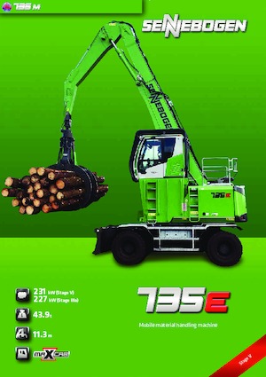Movimentatori di materiali Sennebogen 735M E