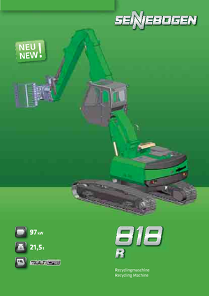 Escavatori gommati Sennebogen 818 R