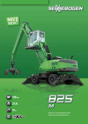 Escavatori gommati Sennebogen 825 M