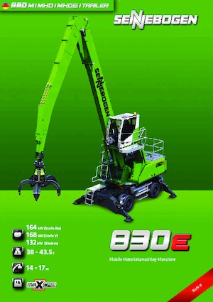 Movimentatori di materiali Sennebogen 830M E 