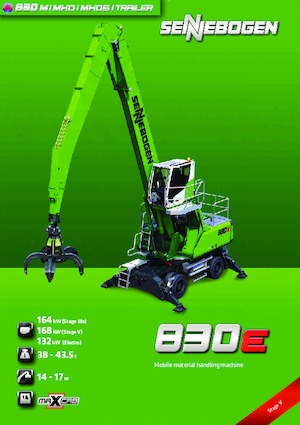 Movimentatori di materiali Sennebogen 830M E 