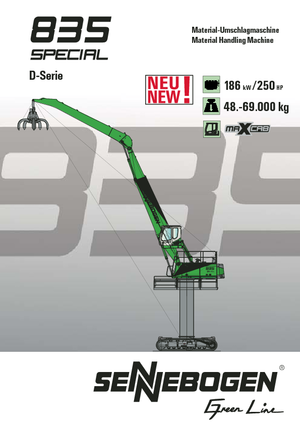 Escavatori gommati Sennebogen 835 M-special