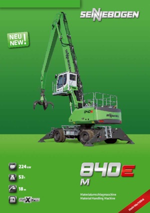 Escavatori gommati Sennebogen 840 M