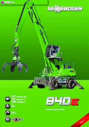 Movimentatori di materiali Sennebogen 840M E 