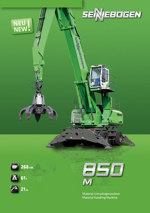 Escavatori gommati Sennebogen 850 M