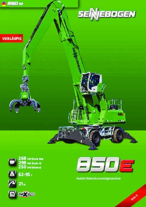 Movimentatori di materiali Sennebogen 850M E 