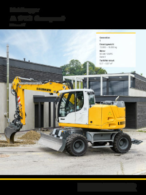 Escavatori gommati Liebherr A 913 Compact Litronic G6.0