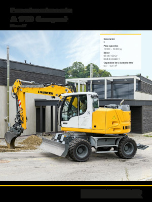 Escavatori gommati Liebherr A 913 Compact Litronic G6.0