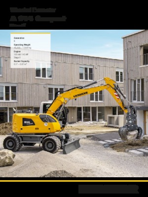 Escavatori gommati Liebherr A 914 Compact Litronic G6.0