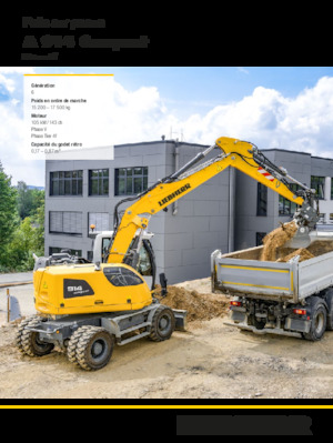 Escavatori gommati Liebherr A 914 Compact Litronic G6.0