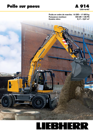 Escavatori gommati Liebherr A 914 Litronic