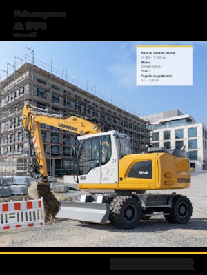 Escavatori gommati Liebherr A 914 Litronic G6.0