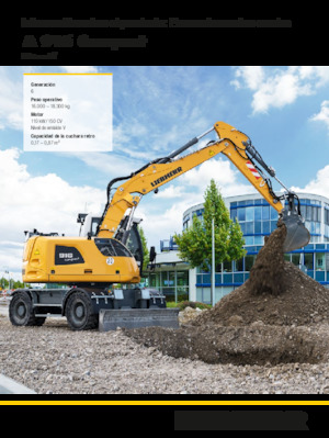 Escavatori gommati Liebherr A 916 Compact Litronic G6.0