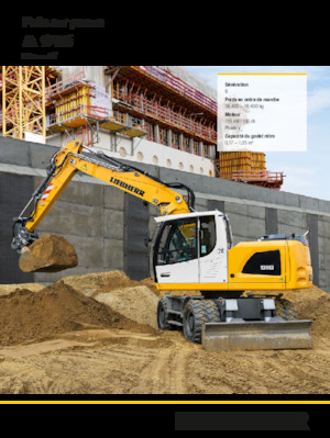 Escavatori gommati Liebherr A 916 Litronic G6.0