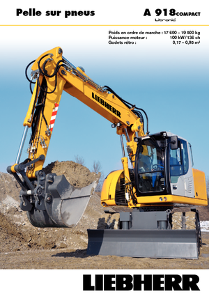 Escavatori gommati Liebherr A 918 Compact Litronic