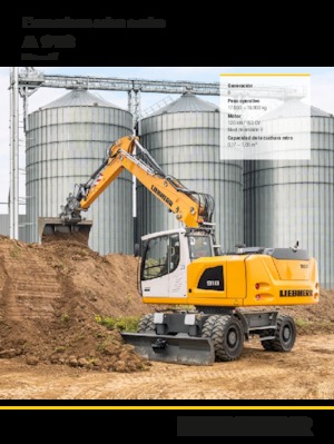 Escavatori gommati Liebherr A 918 Litronic G6.0