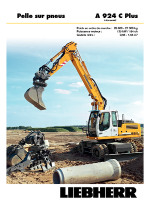 Escavatori gommati Liebherr A 924 C Plus Litronic