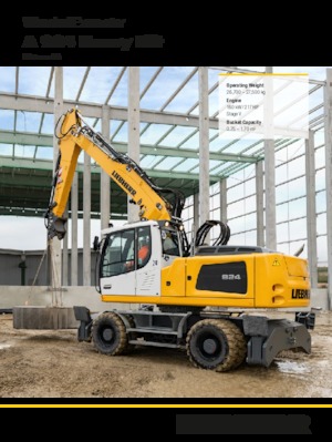 Escavatori gommati Liebherr A 924 Litronic Heavy Lift G6.0