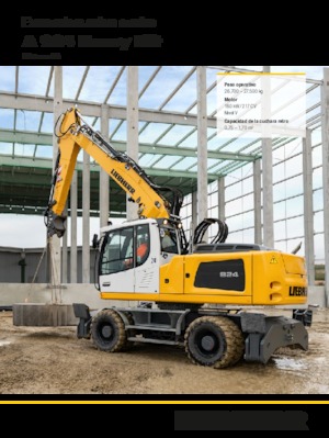 Escavatori gommati Liebherr A 924 Litronic Heavy Lift G6.0