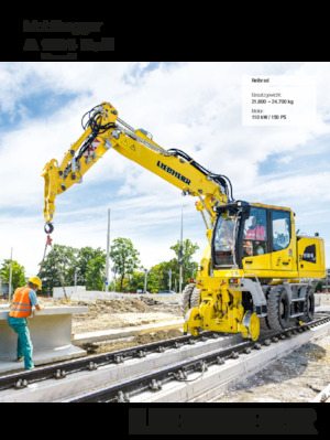 Escavatori gommati Liebherr A 924 Rail Litronic