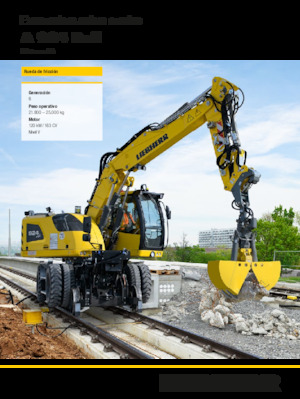 Escavatori gommati Liebherr A 924 Rail Litronic G6.0