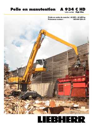 Escavatori gommati Liebherr A 934 C HD Litronic High Rise