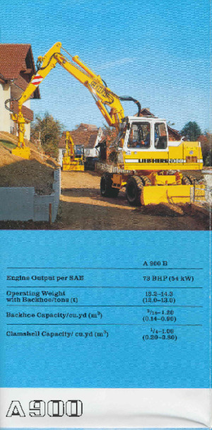 Escavatori gommati Liebherr A 942