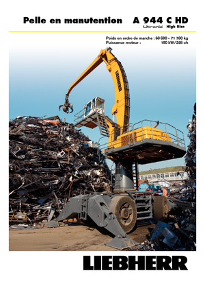 Escavatori gommati Liebherr A 944 C HD Litronic High Rise