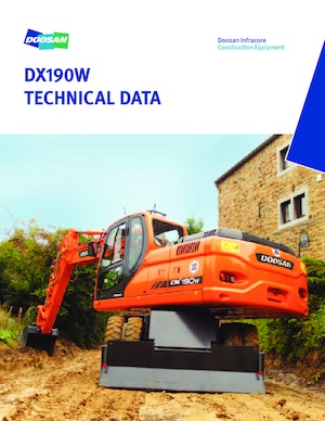 Escavatori gommati Doosan DX 190 W