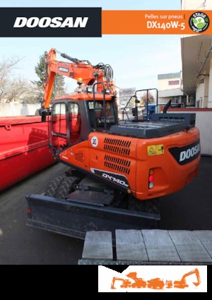 Escavatori gommati Doosan DX140W-5