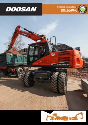 Escavatori gommati Doosan DX160W-5