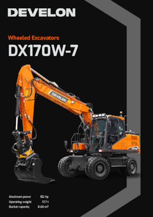 Escavatori gommati Develon DX170W-7 