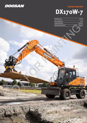 Escavatori gommati Doosan DX170W-7