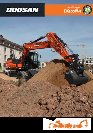 Escavatori gommati Doosan DX190W-5