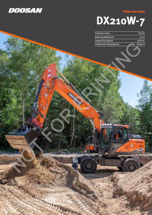 Escavatori gommati Doosan DX210W-7