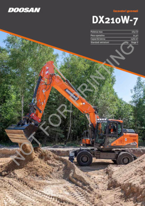 Escavatori gommati Doosan DX210W-7