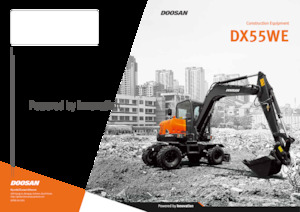 Escavatori gommati Doosan DX55WE