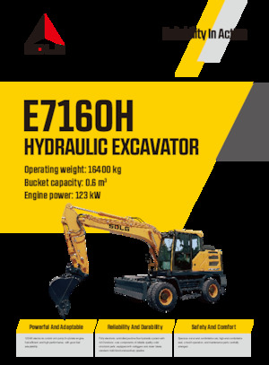 Escavatori gommati SDLG E7160H