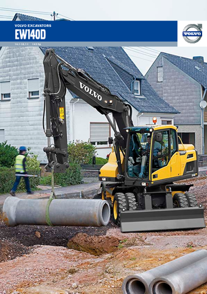 Escavatori gommati Volvo EW140D