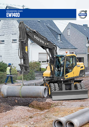 Escavatori gommati Volvo EW140D