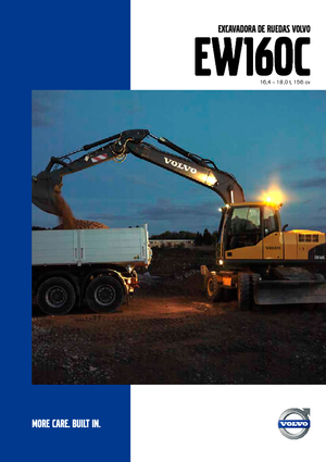 Escavatori gommati Volvo EW160C